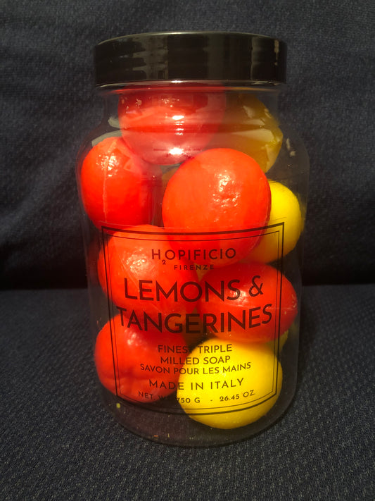 Lemon and Tangerine Soap Balls